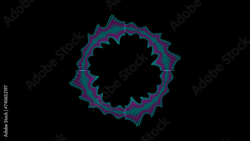 sound waveform pattern for radio podcasts, music players, video editors, voice messages in social media chats, voice assistants, and recorders. frequency,