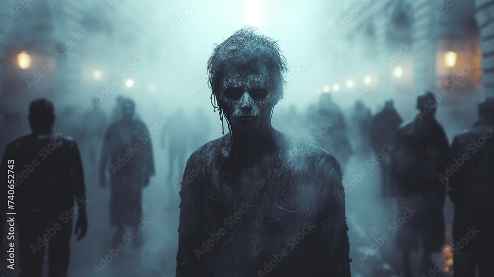 Naklejka premium Zombi Horror