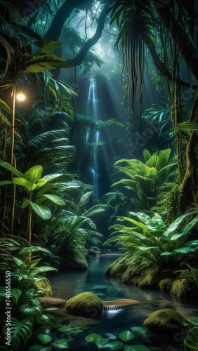 Bioluminescent Jungle