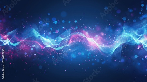 Abstract Light Wave Visualization