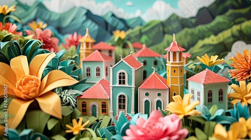 Origami Madeira Flower Festival Paper Town