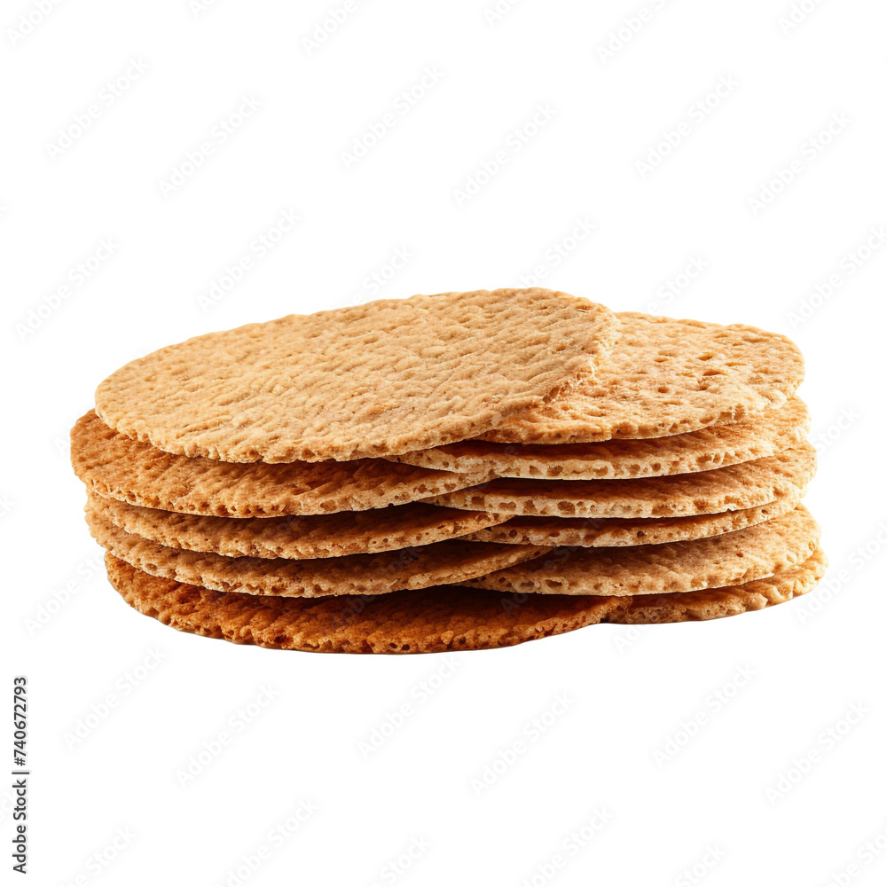 Oatcakes isolated on transparent background Oatcakes isolated on transparent background