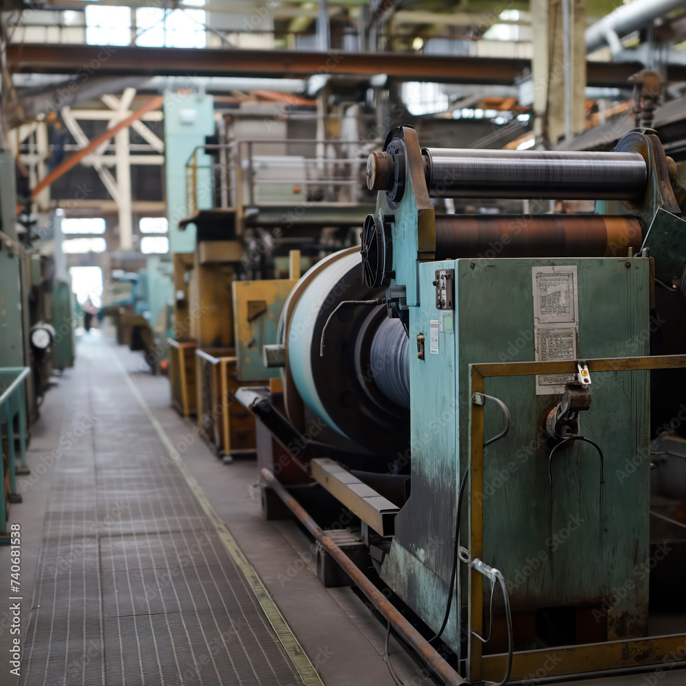 fabriek, machines, interieur fabriek, industrie