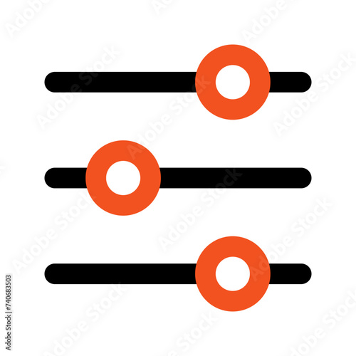 equalizer line icon