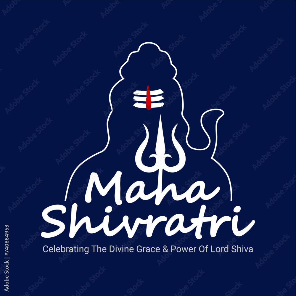 vector maha shivratri illustration template vector maha shivratri illustration template