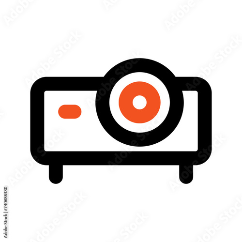 projector line icon