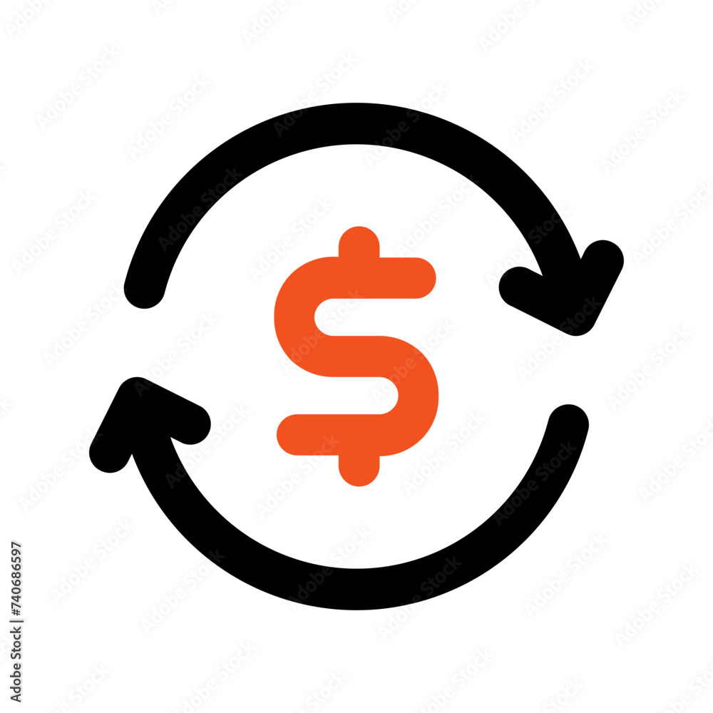 return on investment line icon return on investment line icon