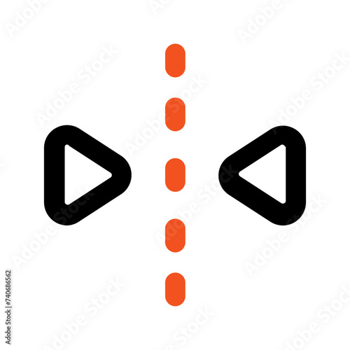 reflect line icon