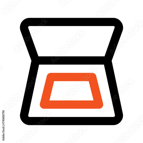 scanner line icon