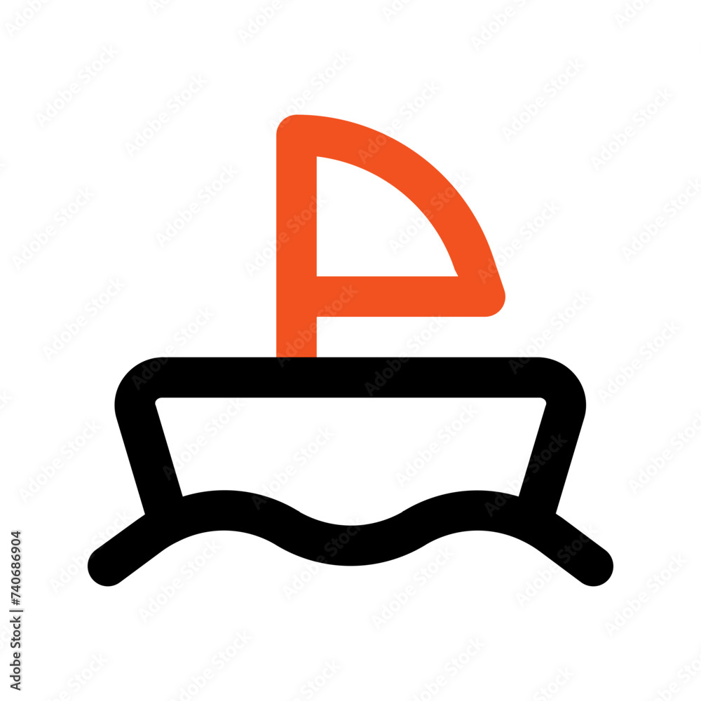 ship line icon ship line icon