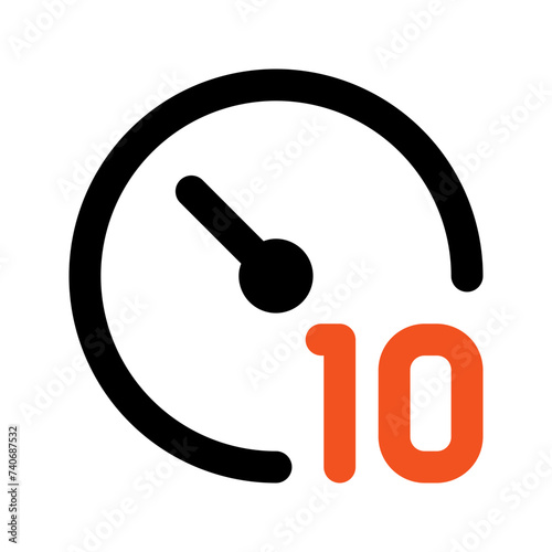 timer line icon