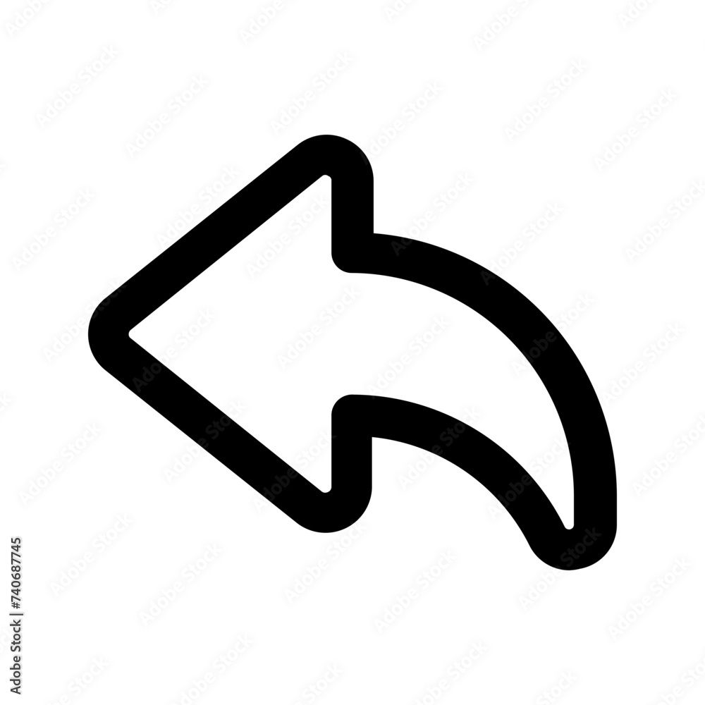 undo line icon undo line icon