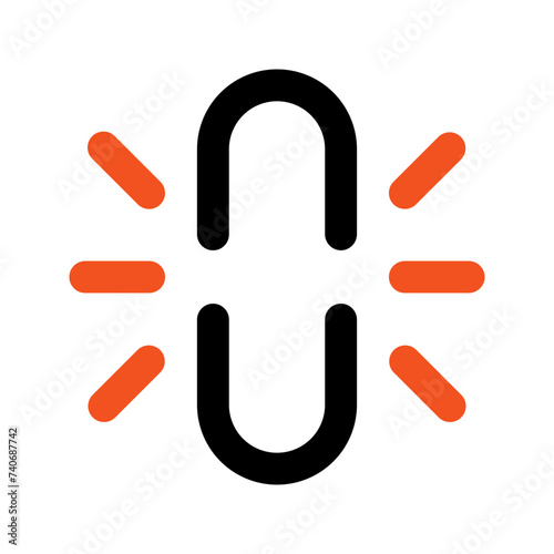unlink line icon
