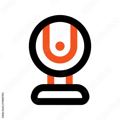 webcam line icon
