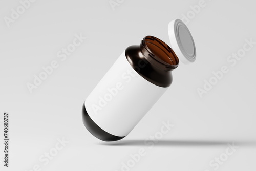 1L or 1.5L Large Jar Mockup photo