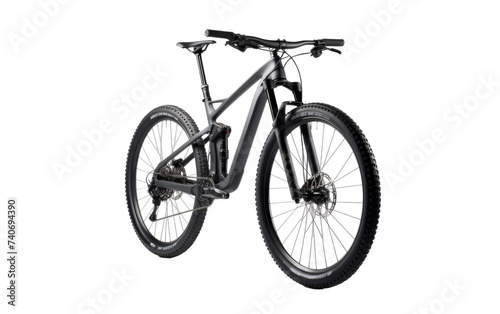A mountain bike showcasing its design and features. on White or PNG Transparent Background.