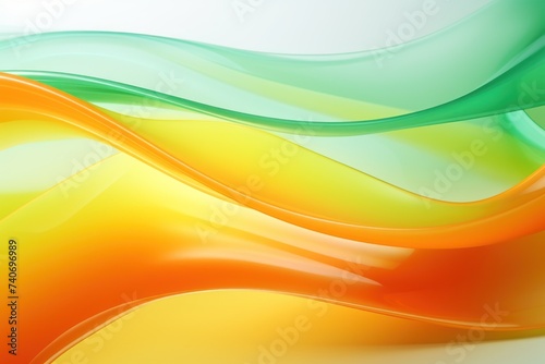 abstract vibrant color curve background, creative graphic wallpaper with orange, yellow and green