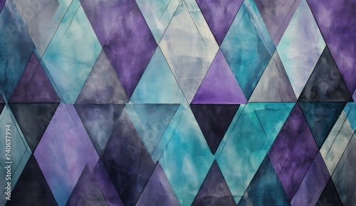 black gray and purple diamonds modern abstract wallpaper