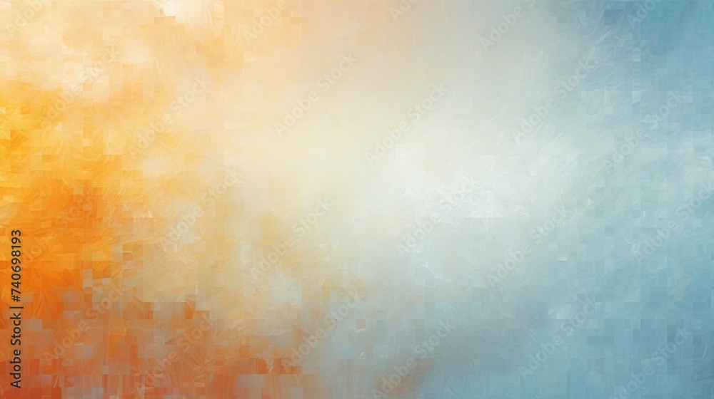 blue and orange colored digital abstract background 