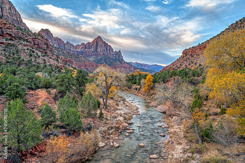 Zion National Park, in autumn