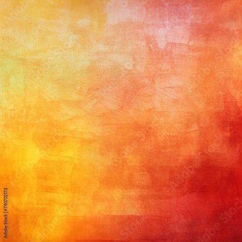 Red orange and yelllow background with watercolor and grunge texture photo