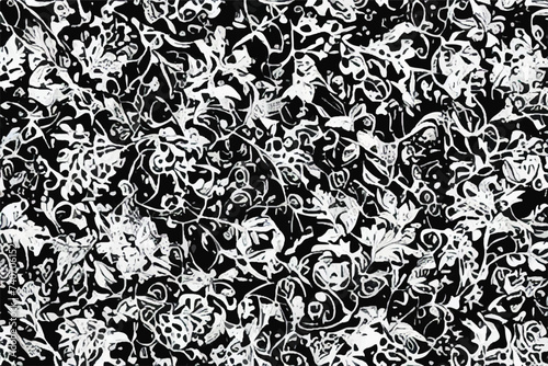 Black and white abstract pattern texture. Grunge abstract background. Black abstract texture. 