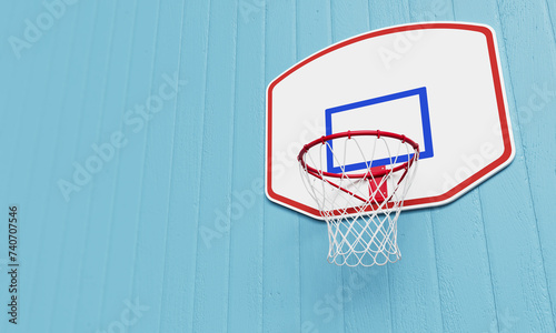 레트로 농구 골대 나무 벽 Retro Basketball Backboard with Wood Wall © asri80