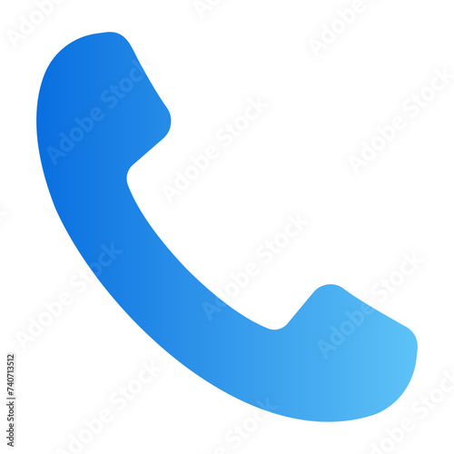 telephone gradient icon