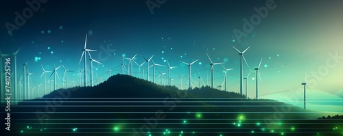 Green energy sector ESG metrics report sustainable business practices in renewable energy. Concept Green Energy Sector, ESG Metrics, Sustainable Business Practices, Renewable Energy, Report