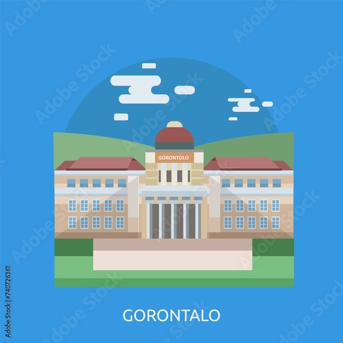 Gorontalo Background Design photo