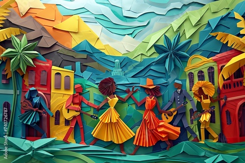Origami Kingston Reggae Music Scene

