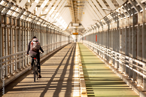 Shimanami kaido cycling route, Japan. Innoshima Bridge	 photo