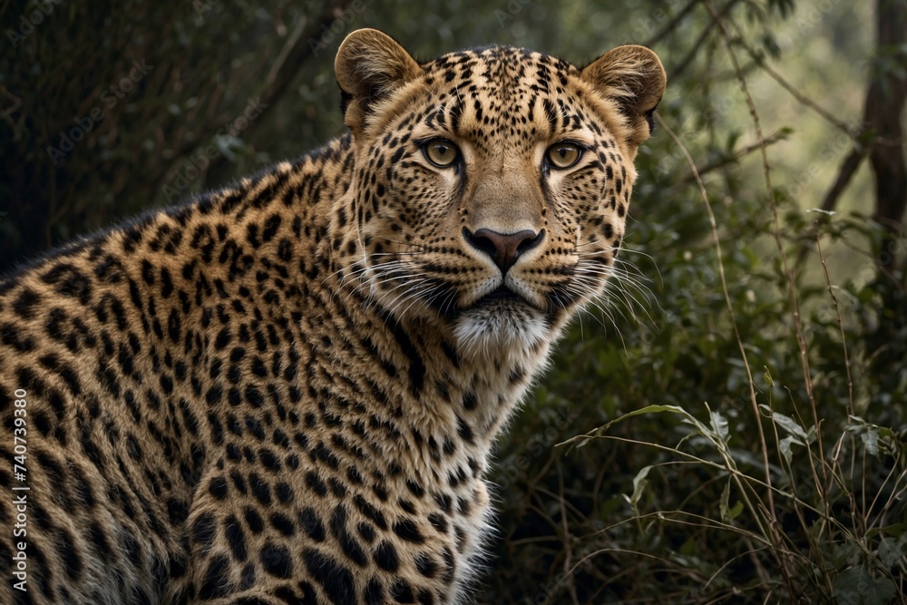 portrait of a leopard