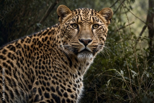 portrait of a leopard