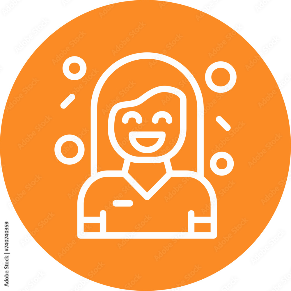 Naklejka premium Enthusiasm Icon