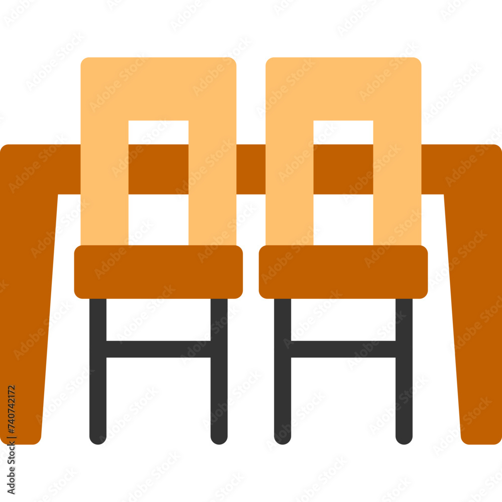 Fototapeta premium Dining Table Icon