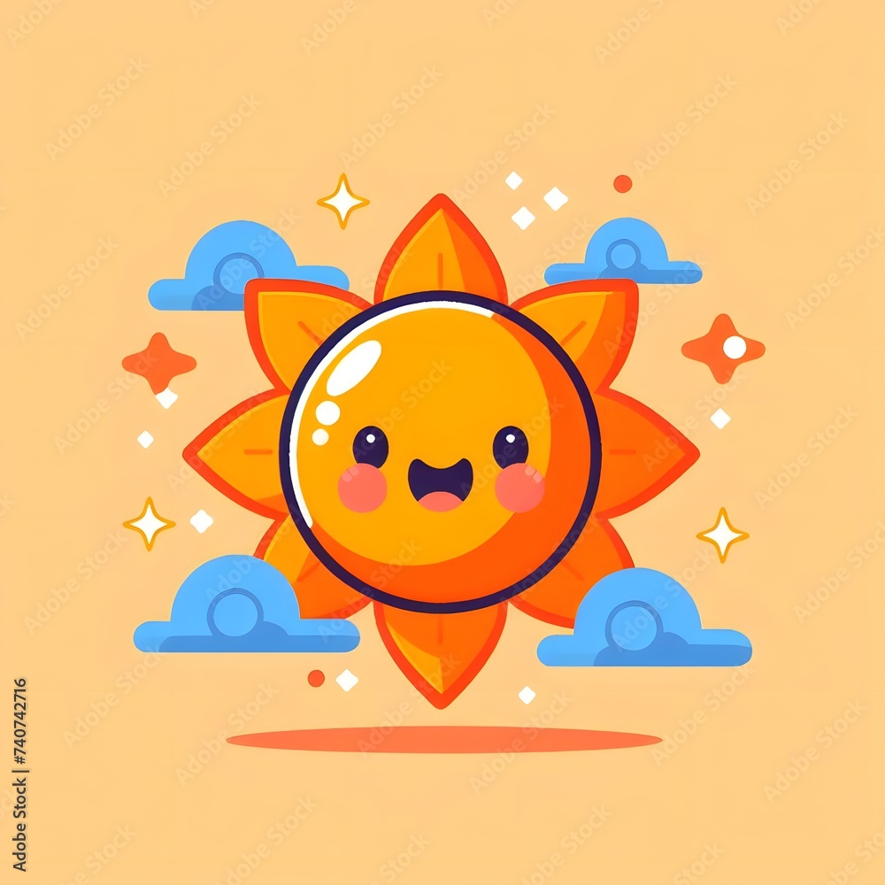 Sun. cheerful sun. summer poster banner with sun Sun. cheerful sun. summer poster banner with sun