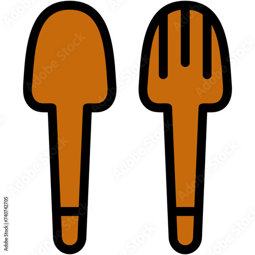 Salad Servers Icon