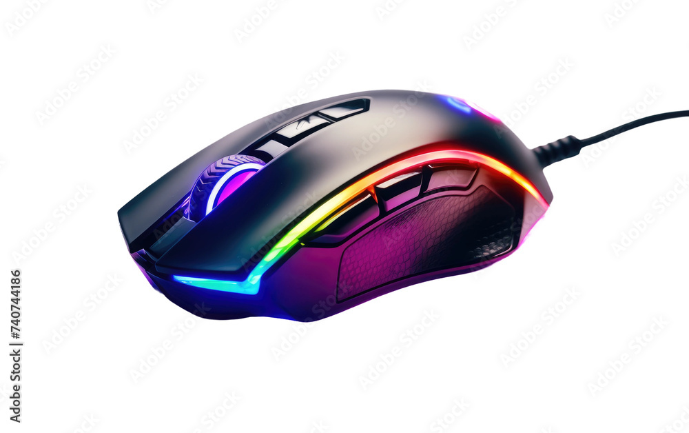 Close up of Mouse. This photo features a detailed view of a mouse. on White or PNG Transparent Background. Close up of Mouse. This photo features a detailed view of a mouse. on White or PNG Transparent Background.