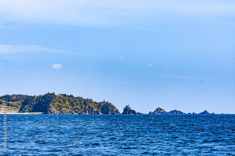 宮城 女川町と出島江島の離島航路 Stock Photo Adobe Stock