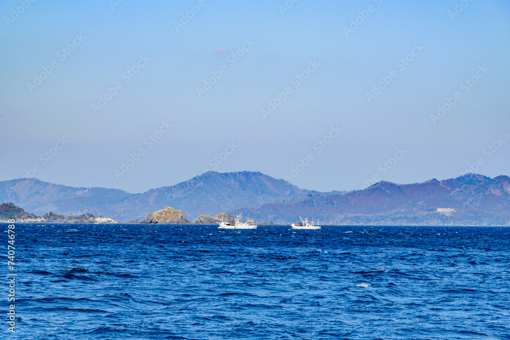 宮城 女川町と出島江島の離島航路
