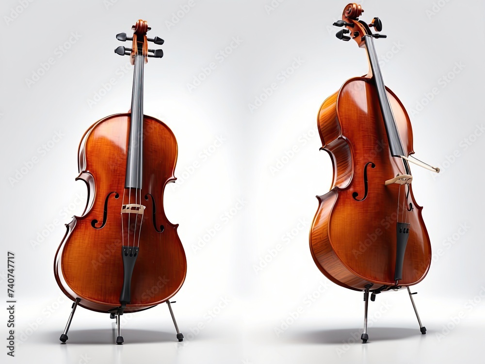 Fototapeta premium violin isolated on white