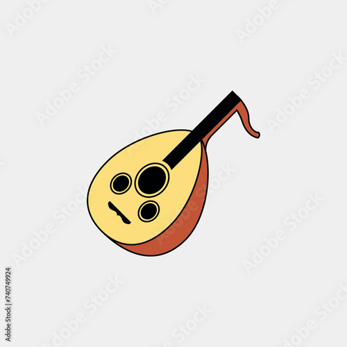 Lute - Oud. Arabic Oriental Music Instrument