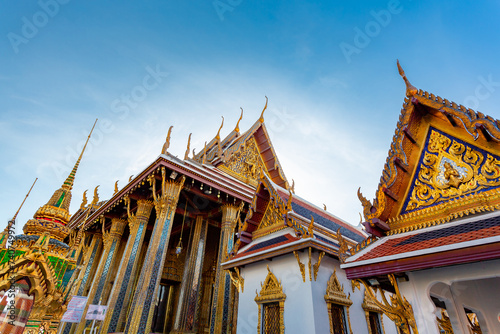 Bangkok, Thailand. Emerald Buddha temple 	 photo