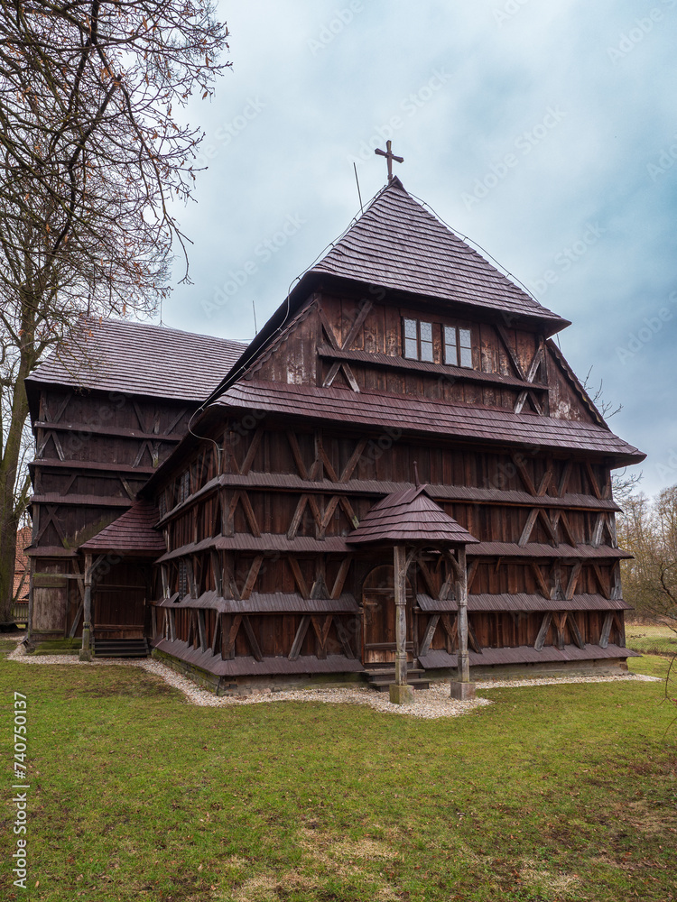 The wooden evangelical articular church in Hronsek is included in the UNESCO World Natural and Cultural Heritage List. The wooden evangelical articular church in Hronsek is included in the UNESCO World Natural and Cultural Heritage List.