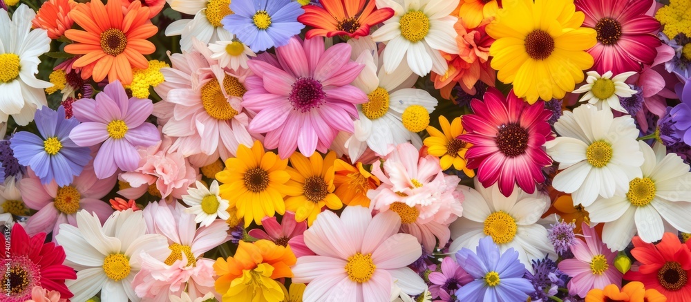 Vibrant Floral Backgrounds: Stunning Colorful Flowers Wallpapers Collection