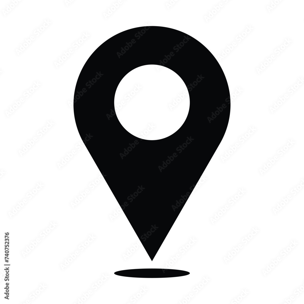 Geolocation icon in vector format. Geolocation icon in vector format.