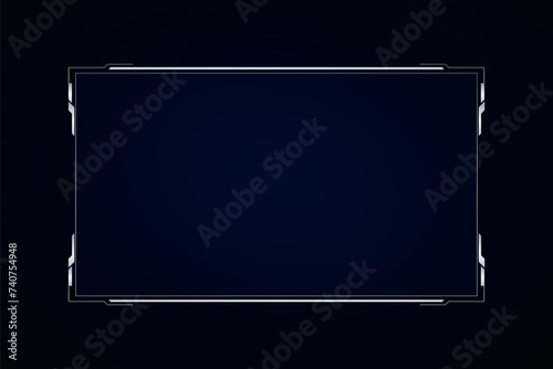 Sci fi futuristic user interface, HUD template frame design, Technology abstract background