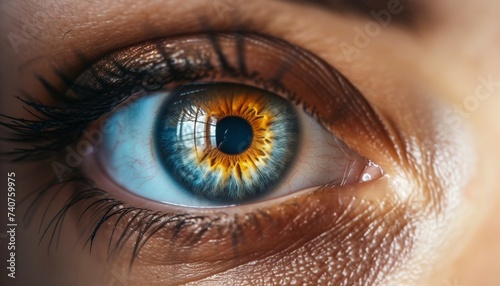 Close-up image of eyes