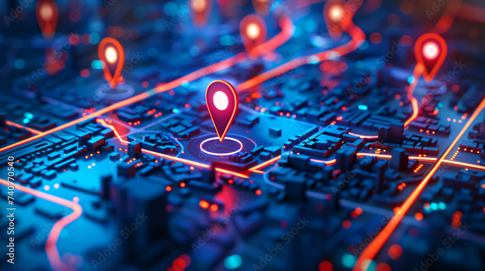 Digital street map: detailed visualization for autonomous vehicles or gps navigation Digital street map: detailed visualization for autonomous vehicles or gps navigation
